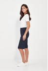 ACROBAT ROLLED SHORT - denim marl